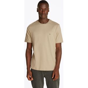 Tommy Hilfiger - ESS Seasonal REG FIT Solid TEE - T-shirt - Khaki - Katoen