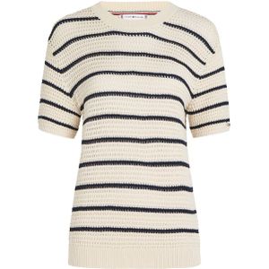 TOMMY HILFIGER Trui  marine / offwhite