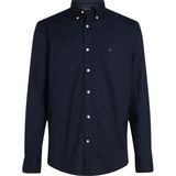 Overhemd - Effen - Katoen - Lange Mouw - Regular Fit