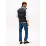 Tommy Hilfiger - MW0MW39989 - Opvouwbaar Gewatteerd Vest - Zwart - Casual - Nylon