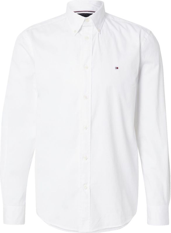 Tommy Hilfiger - Core Flex - Overhemd - Effen - Lange Mouwen - Regular Fit