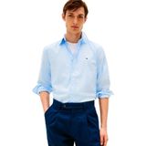 Tommy Hilfiger - Oxford - Overhemd - Bewolkt Blauw - Lange Mouwen