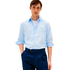 Tommy Hilfiger - Oxford - Overhemd - Bewolkt Blauw - Lange Mouwen