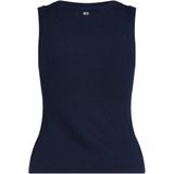 TOMMY HILFIGER - DW0DW21369 - Top - Zwart - Katoen