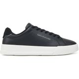 TOMMY HILFIGER - Herensneakers - Zwart - Leer