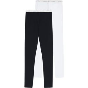 TOMMY HILFIGER Leggings  rood / zwart / wit