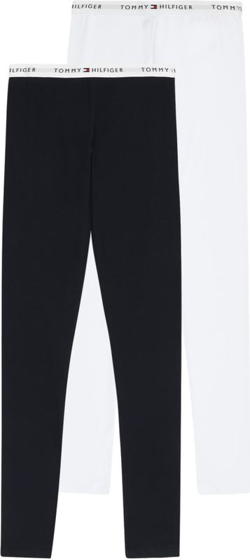 TOMMY HILFIGER Leggings  rood / zwart / wit