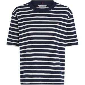 TOMMY HILFIGER Shirt  navy / wit