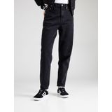 Tommy Jeans Vrouwen MOM Jean UHR TPR AI4185 DW0DW21389, Denim (Denim Zwart), 24W/28L, Denim (Denim Zwart), 24W / 28L
