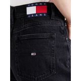 Tommy Jeans Vrouwen MOM Jean UHR TPR AI4185 DW0DW21389, Denim (Denim Zwart), 24W/28L, Denim (Denim Zwart), 24W / 28L
