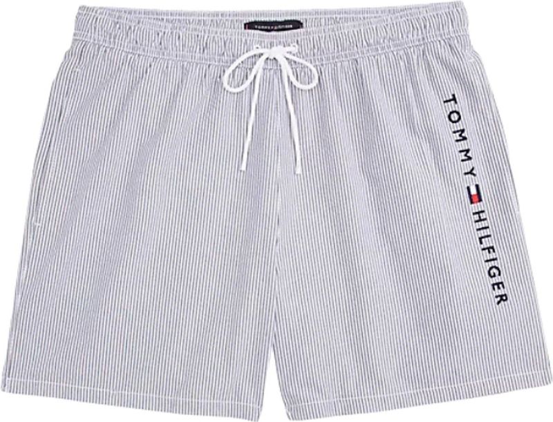 Tommy Hilfiger - Zwemshort - Wit en Blauw - Polyester