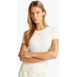Tommy Jeans T-Shirt »TJW 2PACK SLIM ESSENTIAL RIB SS«, (Packung, 3 tlg., 2er-Pack), mit Logostickerei