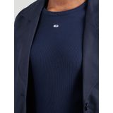 Tommy Jeans - Tjw 2pack Slim Essential Rib S/S - T-shirt - Veelkleurig (ecru/donkermarine)