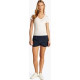 Tommy Jeans Dames TJW 2PACK V-NECK TEE S/S T-Shirt, Multi, XXS, Multi (Ecru/Kostbaar Roze), XXS