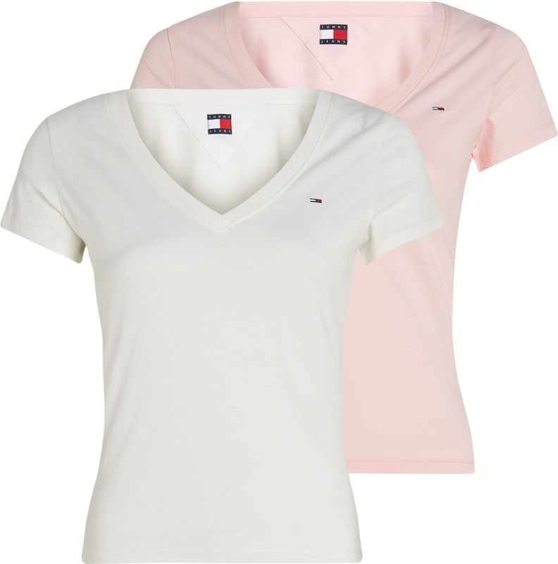 Tommy Jeans - Basic Shirt - Katoen - Zwart