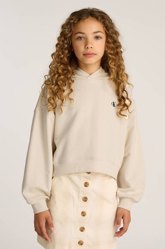 CK - Sweatshirt - Meisjes - Katoen/Polyester/Elastaan - Relaxed Fit - Capuchon