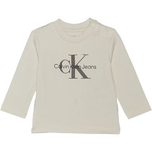 Calvin Klein Blouse - Monogram - Tortelduif - Calvin Klein - 1 jaar (80) - Shirts