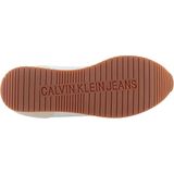 Calvin Klein - Arya - Sneakers - Wit - Leren en Suède Bovenwerk