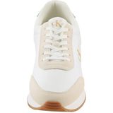 Calvin Klein - Arya - Sneakers - Wit - Leren en Suède Bovenwerk