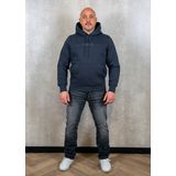 Calvin Klein - Hoodie - Blauw - Katoen