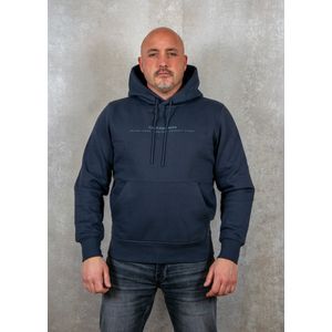 Calvin Klein - Hoodie - Blauw - Katoen - Met Capuchon