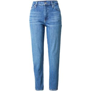Jeans - Effen - Blauw Denim - Regular Fit - Mid Waist