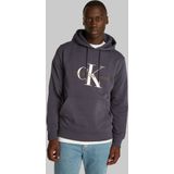Calvin Klein - Monologo Hoodie - Katoen - Zwart