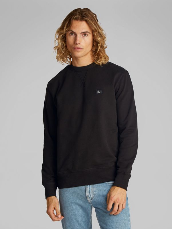 Calvin Klein, Heren, Sweatshirts & Hoodies, Zwart, Maat: XS Katoen,