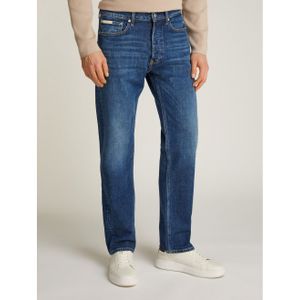 Calvin Klein Jeans - Jeans - Blauw - Katoen - Moderne Straight Fit