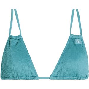 Calvin Klein - TRIANGLE - Bikinitop - Effen - Structuurmotief - Spaghettibandjes