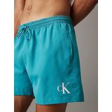 Calvin Klein - Medium Drawstring - Zwemslip - Blauw - Polyester