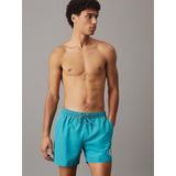 Calvin Klein - Medium Drawstring - Zwemslip - Blauw - Polyester