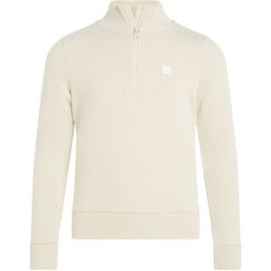 Calvin Klein Sweatshirt - Monogram Mini Badge met halve rits - M - Calvin Klein - 10 jaar (140) - Sweatshirt
