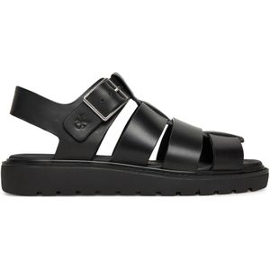 Calvin Klein Jeans - YW0YW01700 - Sandalen - Zwart - Leer Buitenkant