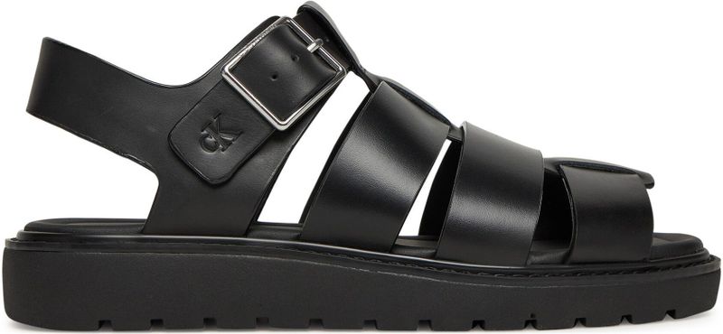 Calvin Klein Jeans - YW0YW01700 - Sandalen - Zwart - Leer Buitenkant