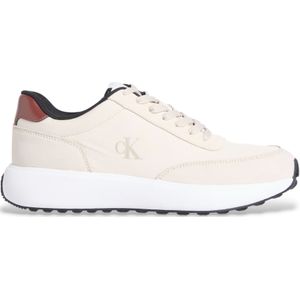 Calvin Klein - Sneakers - Beige - Leer