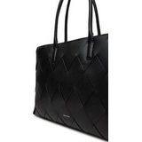 Handtasche Calvin Klein Ck Woven Medium Shopper K60K612994 Schwarz