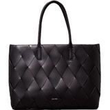 Handtasche Calvin Klein Ck Woven Medium Shopper K60K612994 Schwarz