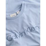 Calvin Klein - T-shirt - Korte Mouwen - Getextureerd Geborduurd Logo