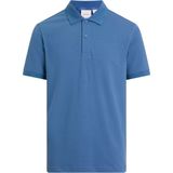 Calvin Klein - Thermo Tech Pique Slim Polo - Heren Poloshirt - Blauw