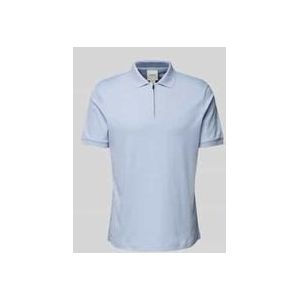 Calvin Klein - Korte Mouwen Polo - Blauw - Organisch Katoen