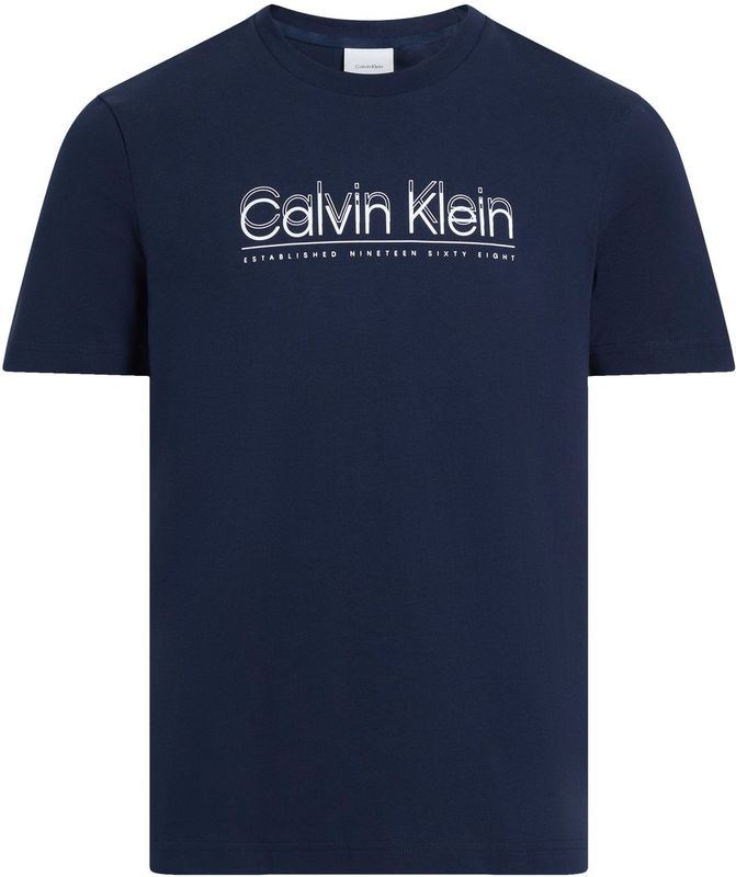 Calvin Klein - Double Logo - T-shirt - Korte Mouwen