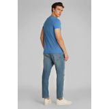 Calvin Klein Stretch Slim Fit T-shirt - heren T-shirt korte mouw O-hals - blauw