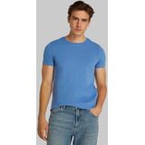 Calvin Klein Stretch Slim Fit T-shirt - heren T-shirt korte mouw O-hals - blauw