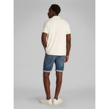 Calvin Klein Towelling Regular Polo, heren poloshirt, offwhite