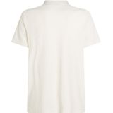 Calvin Klein Towelling Regular Polo, heren poloshirt, offwhite
