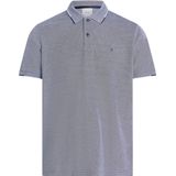 Calvin Klein - Oxford Two Tone - Poloshirt - Donkerblauw - Lichtgewicht - Korte Mouwen