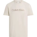 Calvin Klein - Textured Embroidery Logo T-shirt - Zwart - Katoen