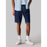 Calvin Klein Jeans - Korte Broeken - Blauw - Katoen - Bermuda Shorts