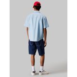 Calvin Klein Jeans - Korte Broeken - Blauw - Katoen - Bermuda Shorts